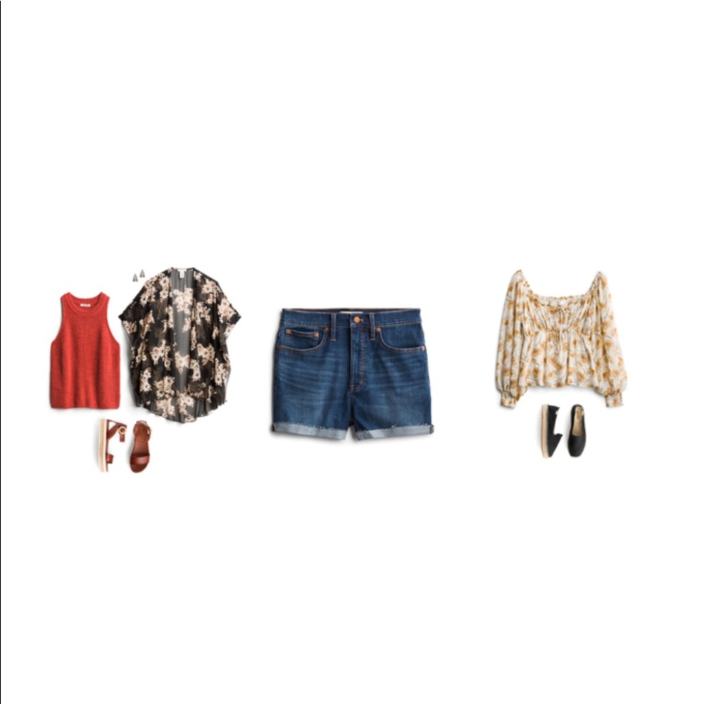 NWT Madewell High Rise Denim Shorts